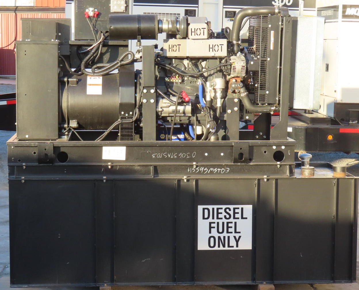 50 KW Generac #SD0050, diesel generator set, FPT 4.5L engine, 79 HP, 120/240 Volts, 1 phase, standby, open