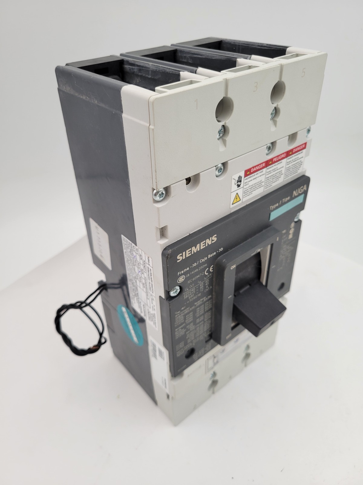 400 Amp. Siemens #NJX3T400, Bolt On Circuit Breaker, 3P, 600 Volts, NJGA, JG Frame