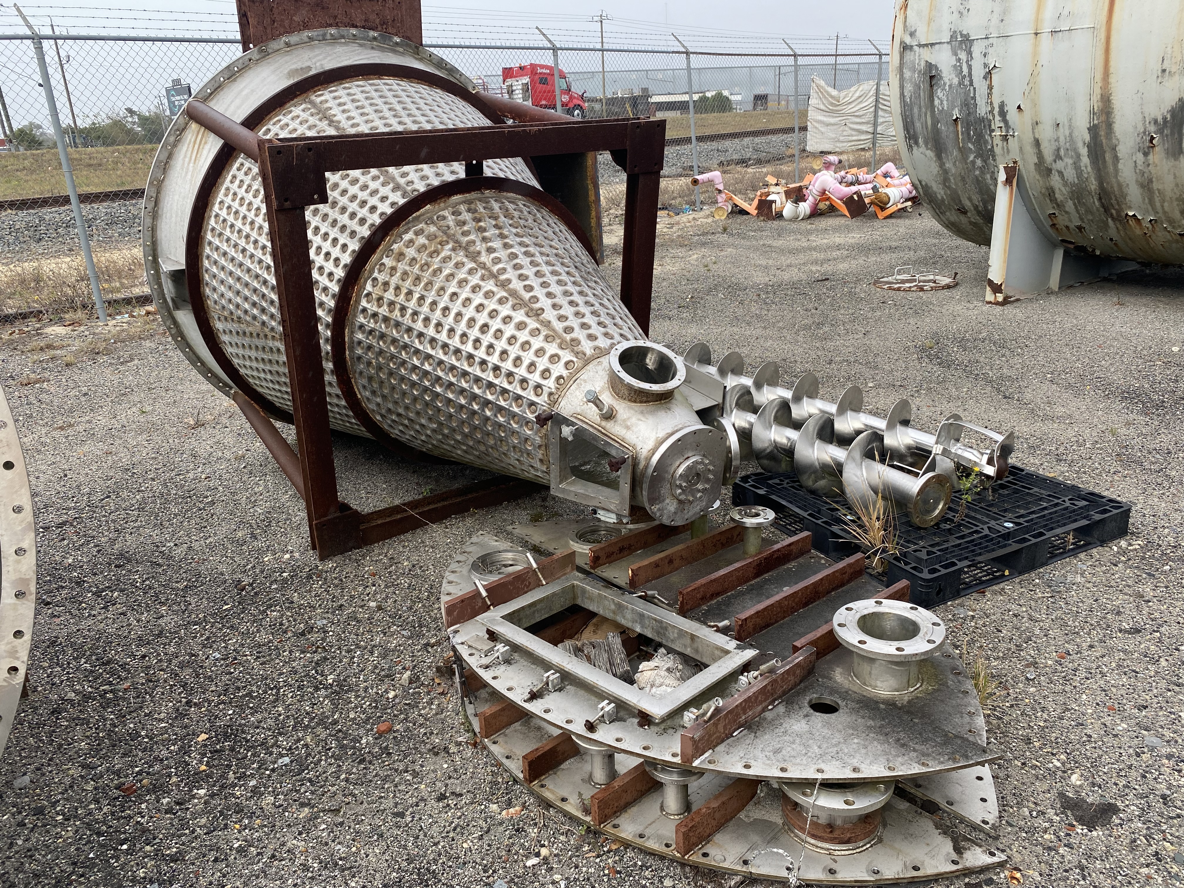 70 cu.ft. J.h. Day #MBX700, Stainless Steel Nauta Vacuum Dryer/Mixer, 125 psi @ 353°F jacket, FV internal, 2