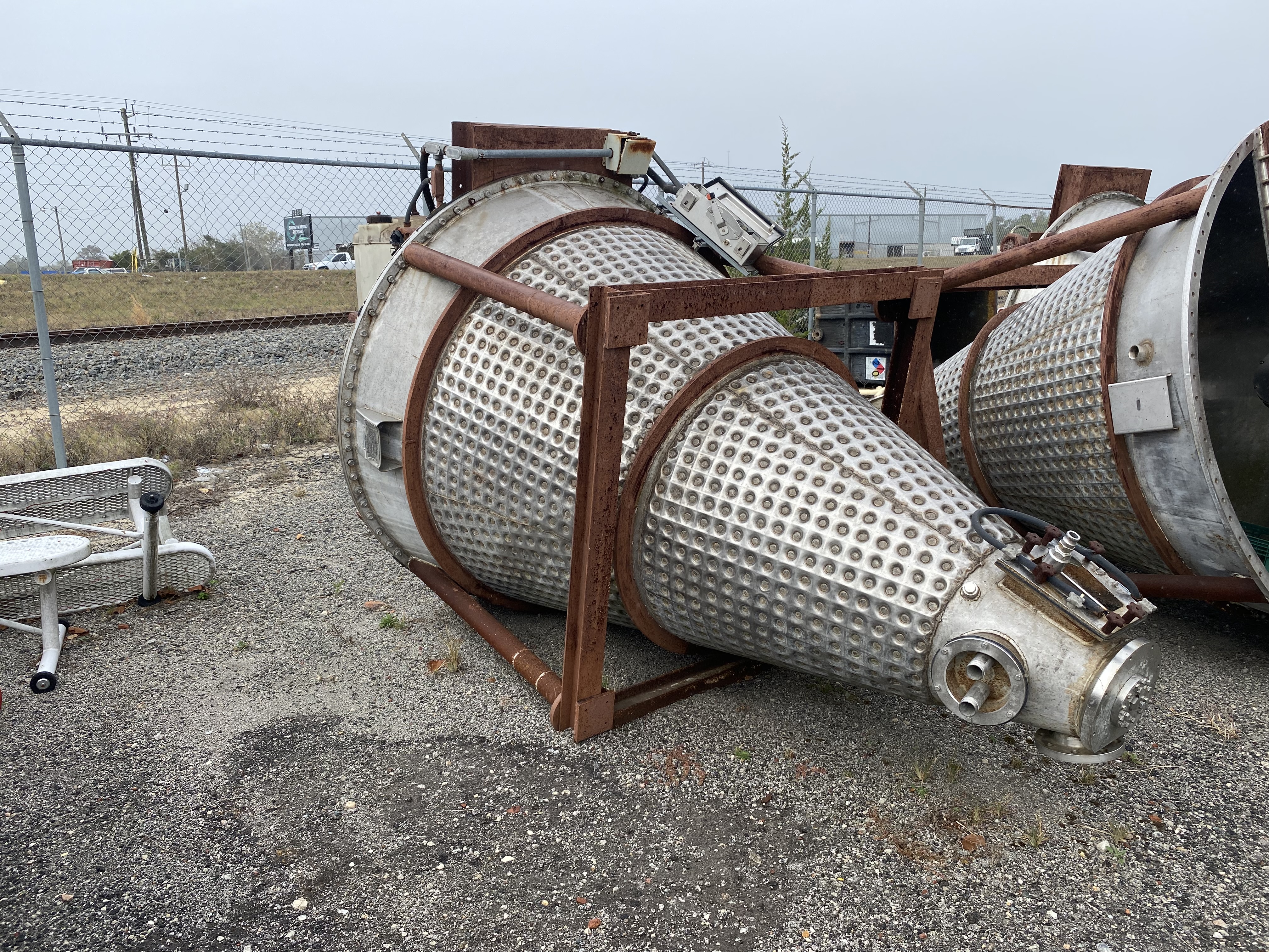 70 cu.ft. J.h. Day #MBX700, Stainless Steel Nauta Vacuum Dryer/Mixer, 125 psi @ 353°F jacket, FV internal