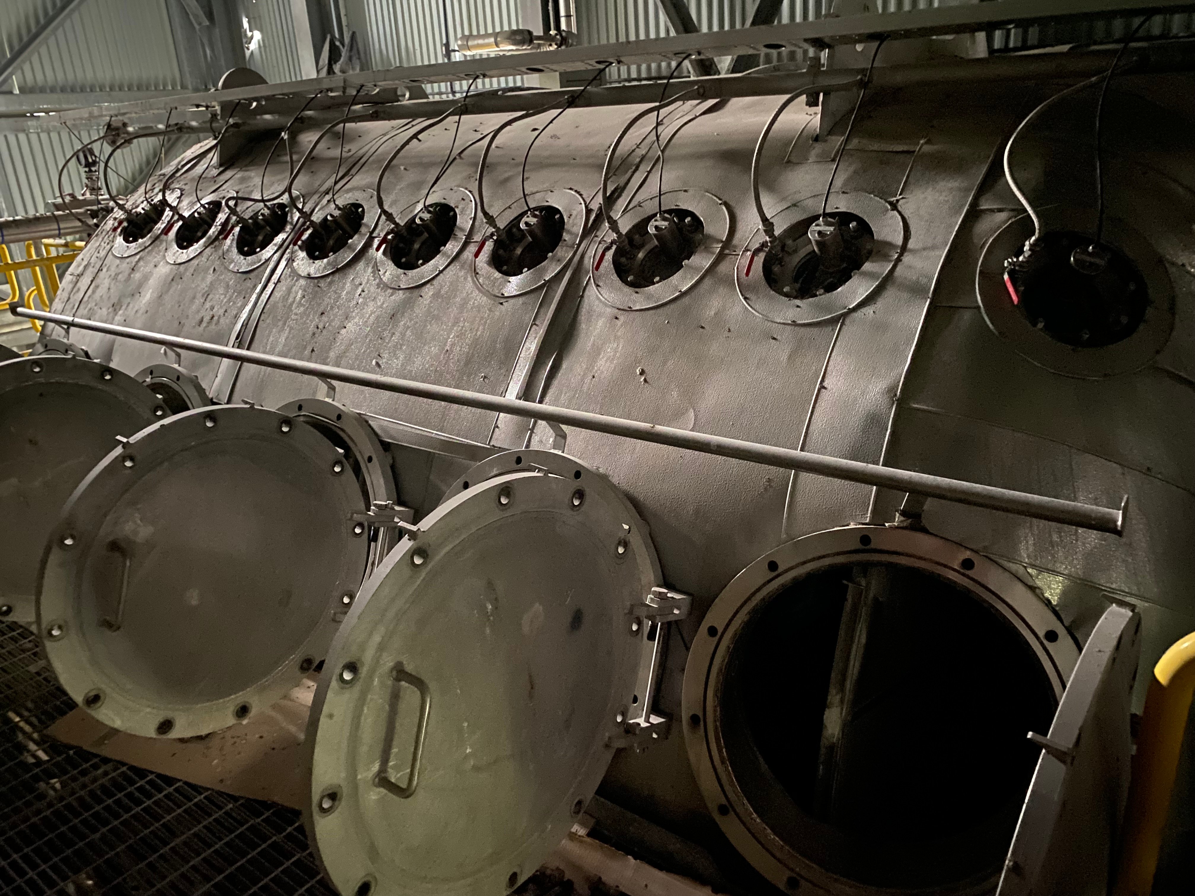 Andritz LimeWhite #WLF3709, White Liquor Filtration System, Pressurized Precoat Disc Filter, (9) discs, 20