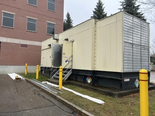 1250 KW Kohler #1250REOZM, diesel generator set, 1165 KW prime, Mitsubishi #S12R-Y1PTA-2 engine, 1676 HP