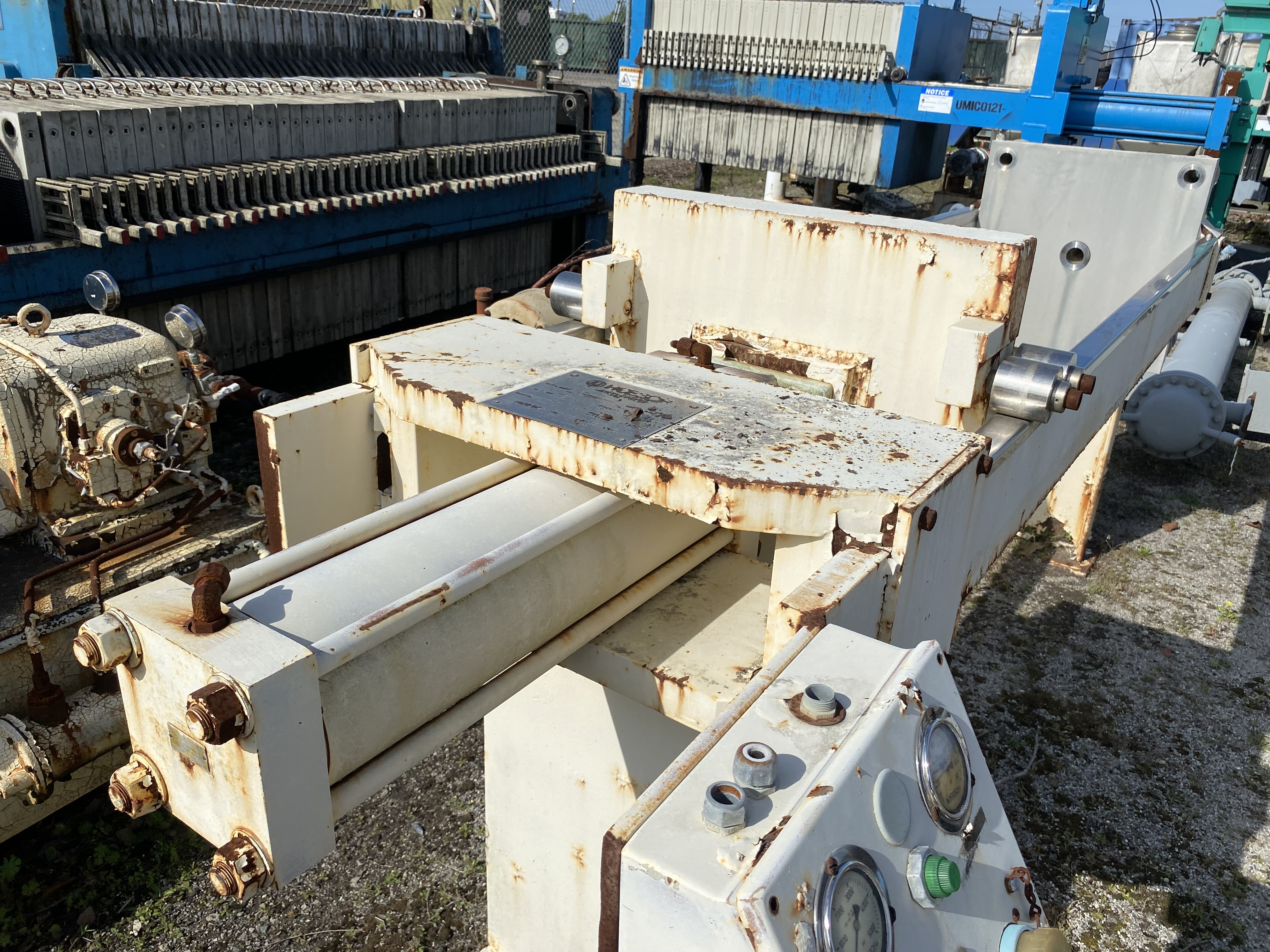 24" x 24" Hoesch #M-24-178.9-C-1.25-D-20-D-D, Polypropylene Recessed Plate Filter Press, 178 sq.ft., 8.7