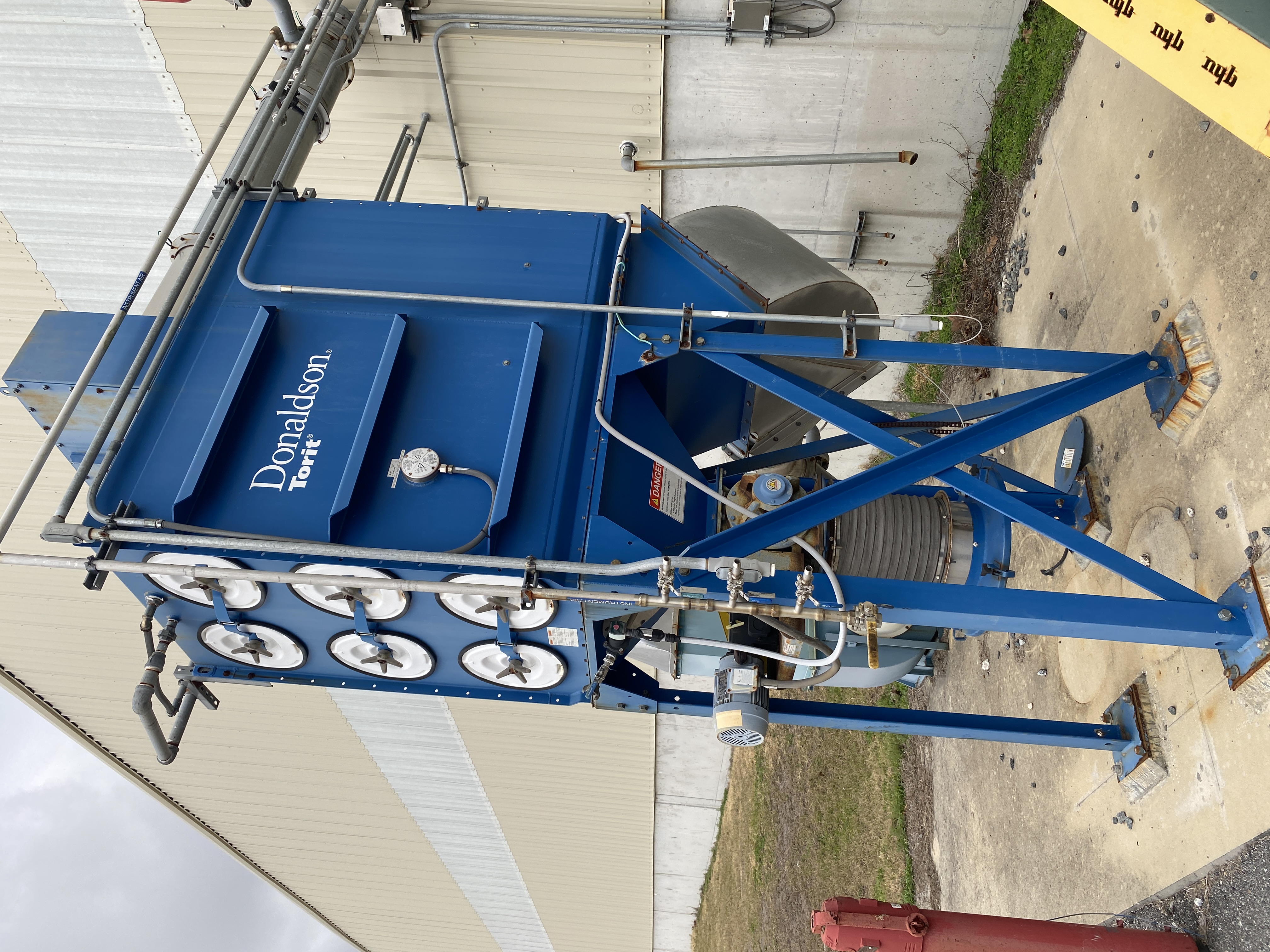4000 cfm, Donaldson Torit #DFE-3-6, Downflo Evolution Cartridge Dust Collector, 1524 sq.ft., (6) filters, 15