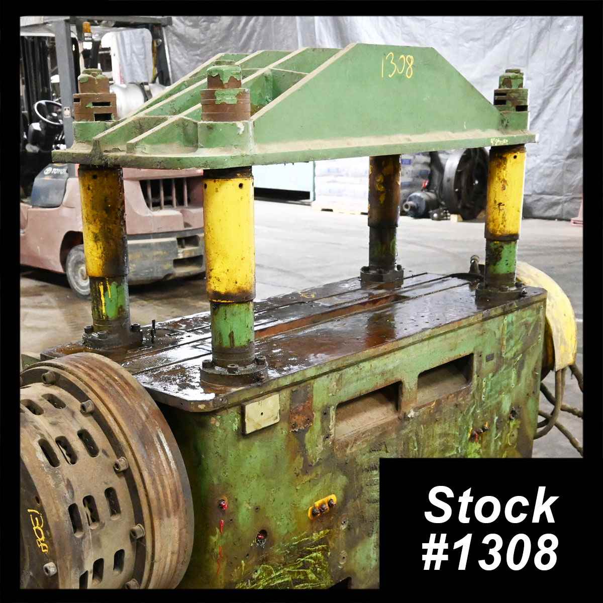 50 Ton, Yoder #P50, 4-post, cut off, #1308
