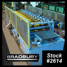 14 Stand, Bradbury #415RF, rollformer, 2.5" spindle diameter, 1990, #2614, $69,500