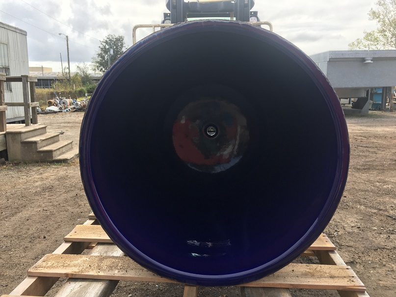 100 gallon Pfaudler #VR30-100-25, Glass Lined Vacuum Receiver, bottom only, #5015 glass, 30" diameter x 65.5"