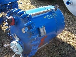 100 gallon Pfaudler, Glass Lined Tank, #5015 glass, 30" diameter x 44.25" deep, 25 psi @ 650°F, clamp top