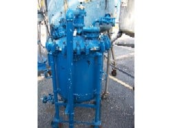 50 gallon Pfaudler, Glass Lined Vacuum Receiver, #5015 glass, 24" diameter x 24" straight side, 25 psi @