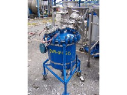 30 gallon Pfaudler, Glass Lined Portable Tank, #3315 glass, 20" diameter x 24.75" deep, 30 psi @ 650°F