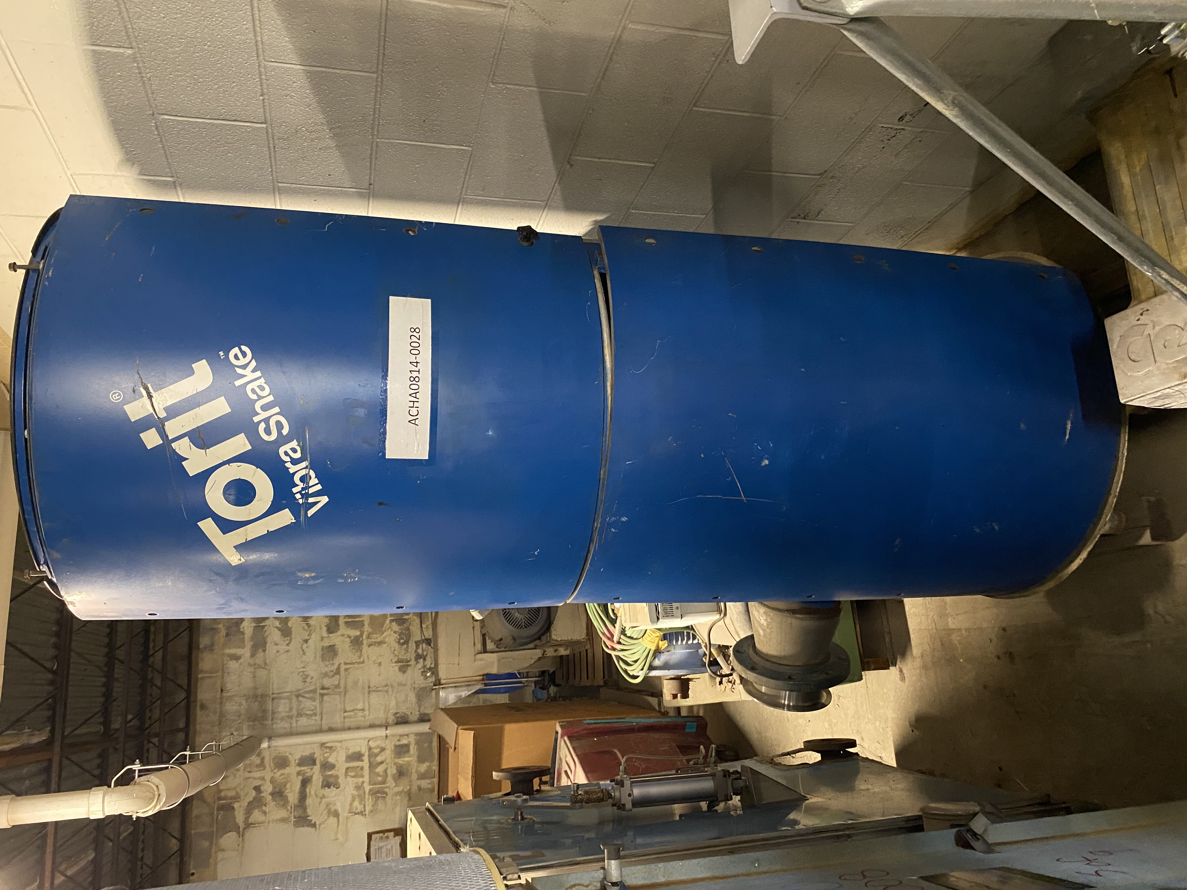 Colector de polvo de sacudida Vibra Shake de 1700 cfm, Torit #RVS-15, 1525 pies cuadrados, 7.5 HP, 3450 RPM, 460 V.