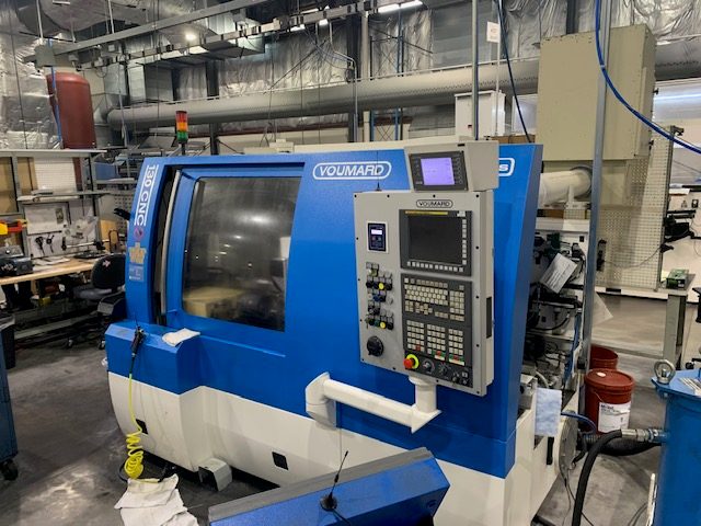 Voumard #130F-TRIO-CHS, CNC ID grinder, gang-style 3-spindle, 13.78" swing, 6.5" center height, 5.5 HP, Fanuc