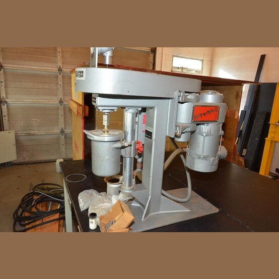 Union Process #01HD, Szegvari Laboratory Attritor Mill, benchtop, (1) rubberized & (1) stainless jar, 0.25