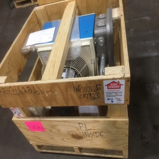 Calentador a prueba de explosión Chromalox #CXH-A de 10 KW, 840 cfm, termostato integrado, kit de
