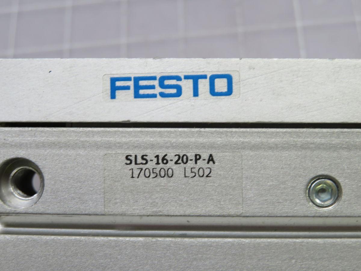 Festo #SLS-16-20-P-A, air mini slide, 16 x 20 mm stroke