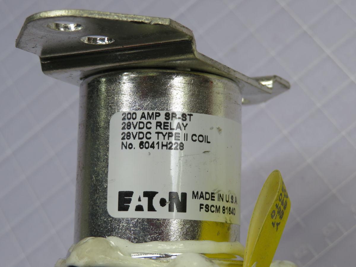 Eaton #6041H228, relay, 28 Volts DC, 200 Amp