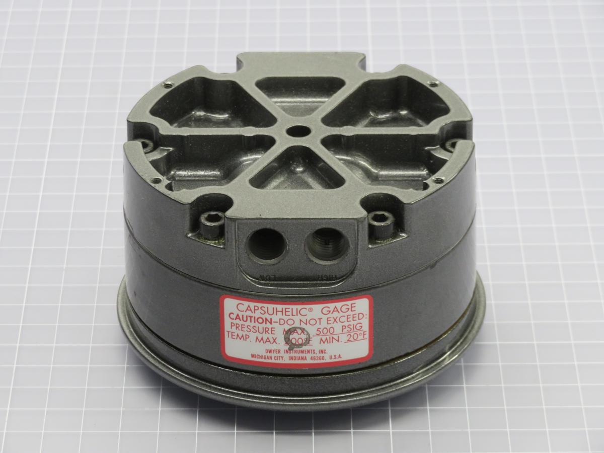 Dwyer #W36L-4200, Capsuhelic pressure gauge