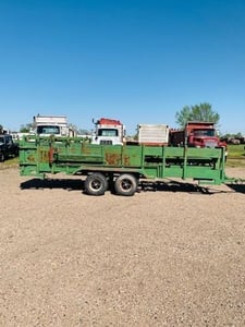 Eco Mobile, used tire baler crusher, 80 to 100 passenger tires per bale, 10 forms