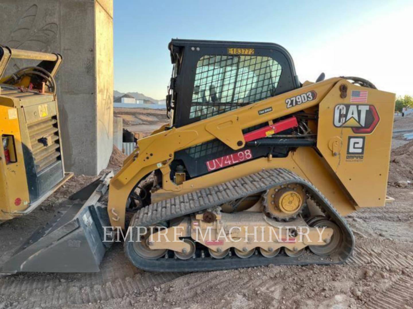 Cat 279D3 CA, Minicargador de deslizamiento, 3037 horas, S/N: RB904897, 2022