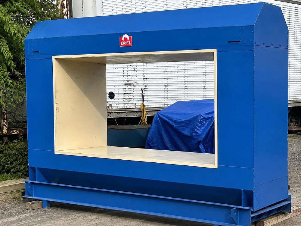 Eriez, detector de metales industrial para transportador, abertura de túnel grande