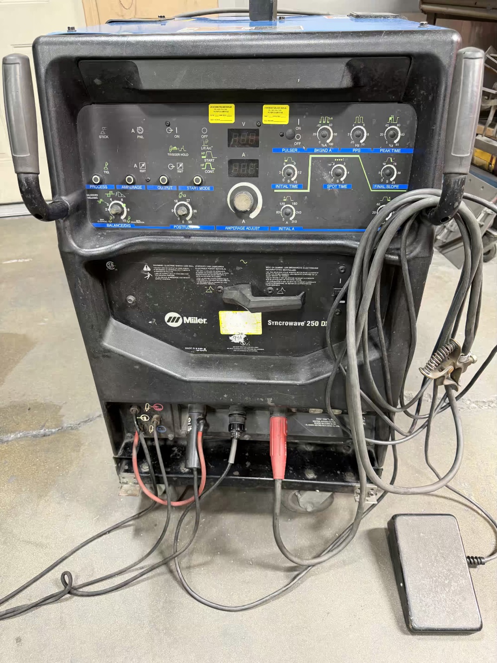 Miller #Syncrowave-250DX, tig welder, 3-phase, S/N LF162277
