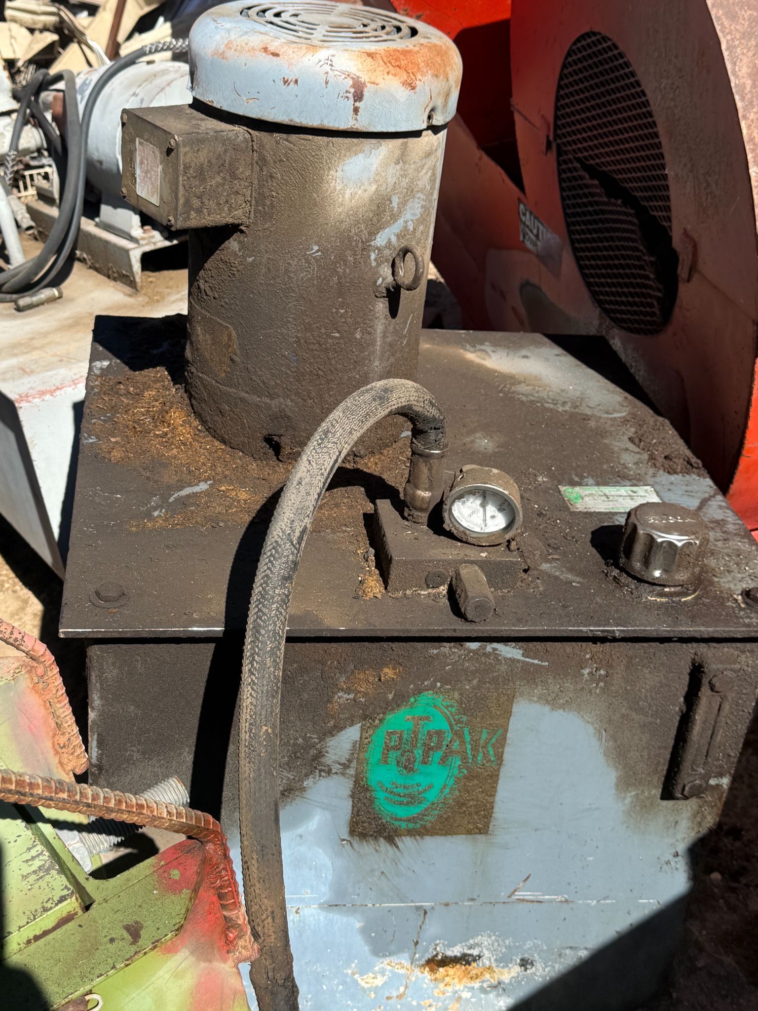 10 HP PTP, Hydraulic Power Unit, Baldor motor, 1500 psi, 3PH