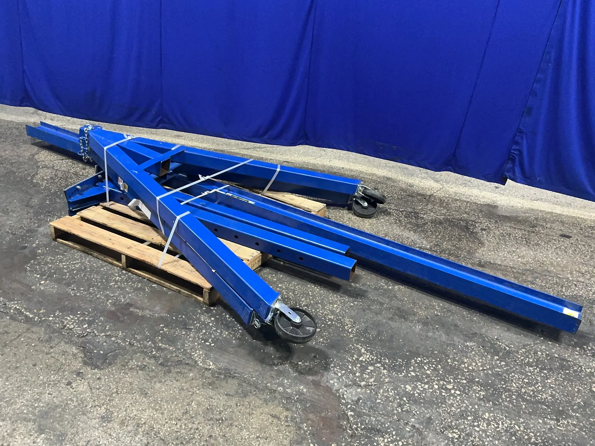 1 Ton, Vestil #6-X-180, gantry crane, 180" width, 72" H, 2017