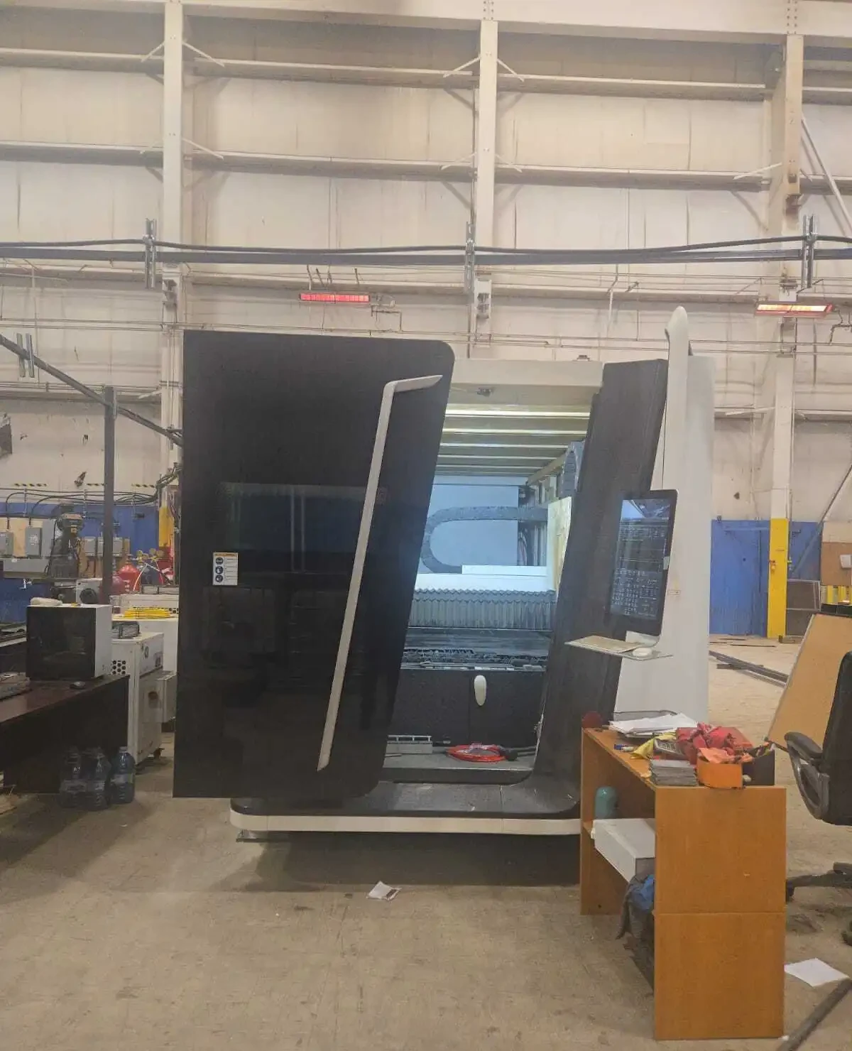 Bodor #P3, CNC Fiber Laser Cutter, 12,000 watt, 120" X, 60" Y, 13.78" Z, 60" x 120" sheet, 13.78" Z, 7,874
