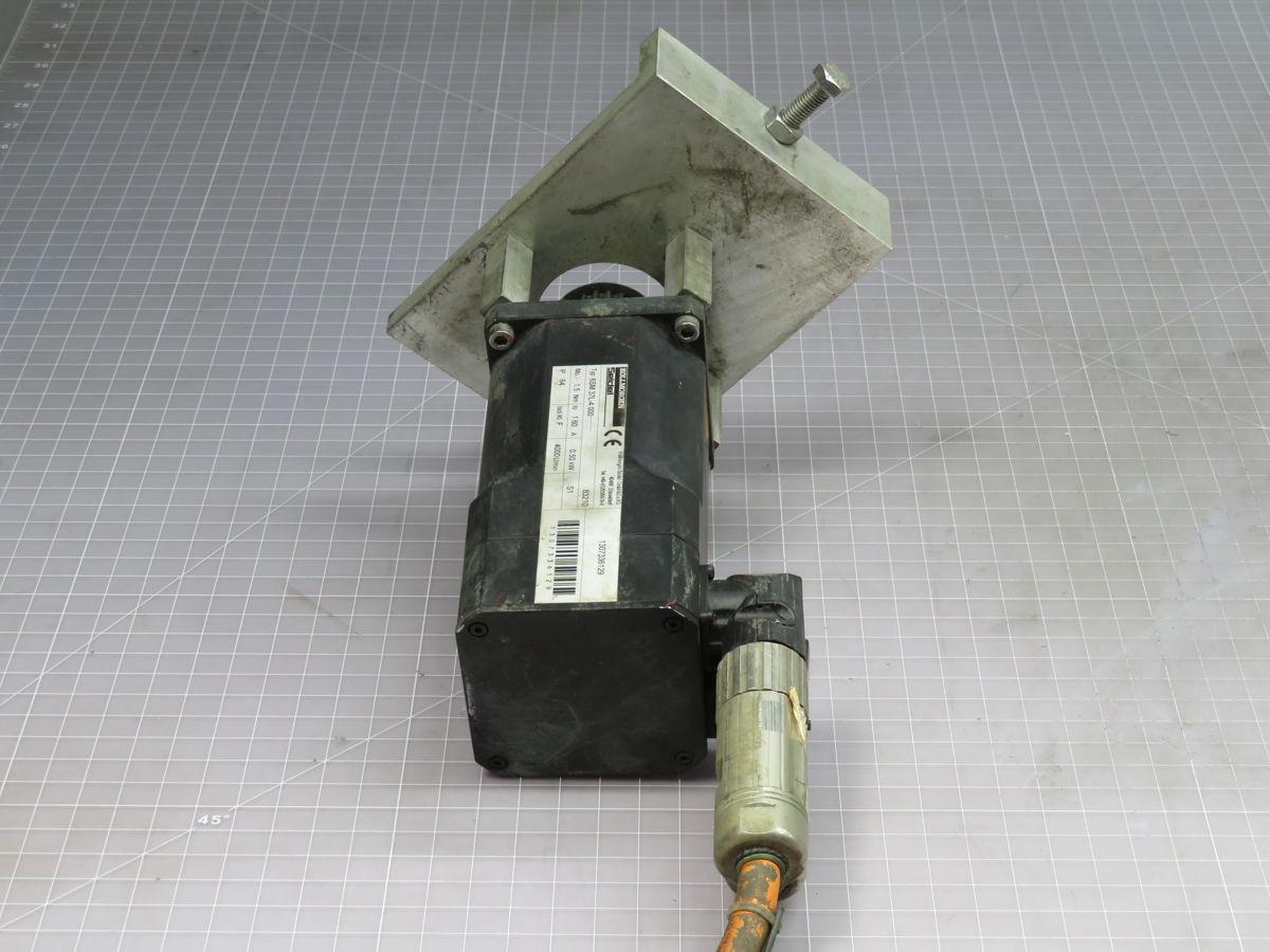 Kollmorgen #6SM-37L-4.000, servo motor, 0.5 KW, 4000 RPM, 1.5 Nm, IP64