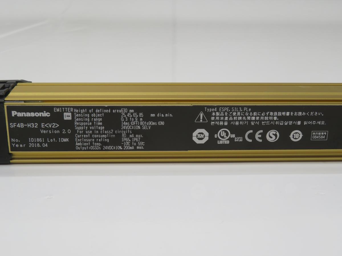 Panasonic #SF48-H32, light curtain, 24 Volts DC