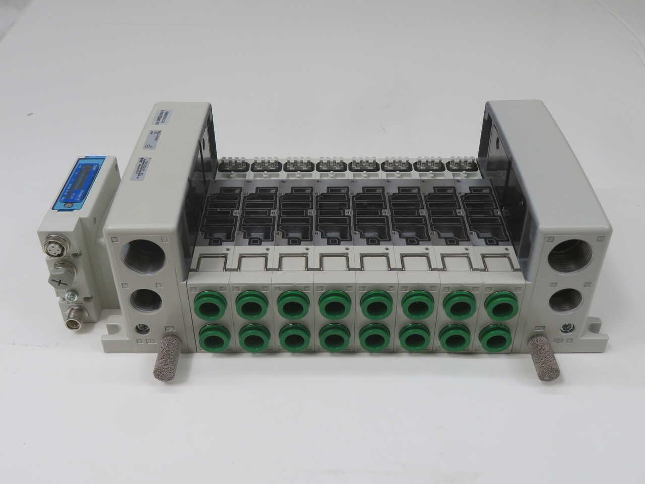 SMC #VV5QC41-08C12FSEAN-X132, VV5Q manifold, 4/5 port solenoid valve