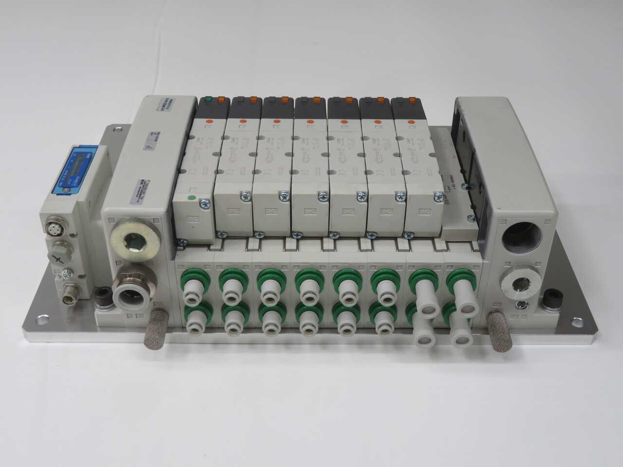 SMC #VV5QC41-08C12FSEAN-X132, VV5Q manifold, 4/5 port solenoid valve