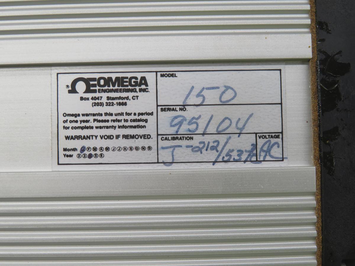 Omega Design #150, temperature controller meter