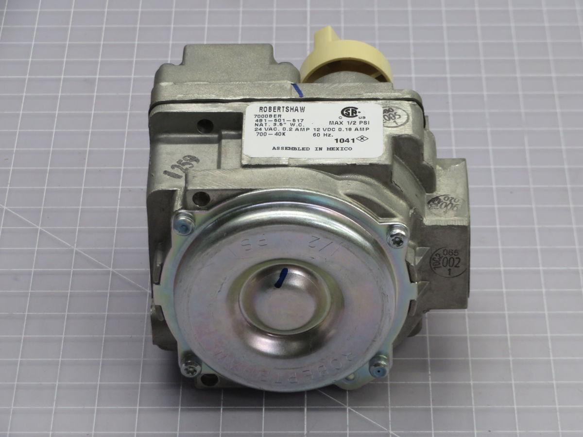 Robertshaw #7000BER, gas valve, 3 position, 24 V. DC, 3/4" FPT