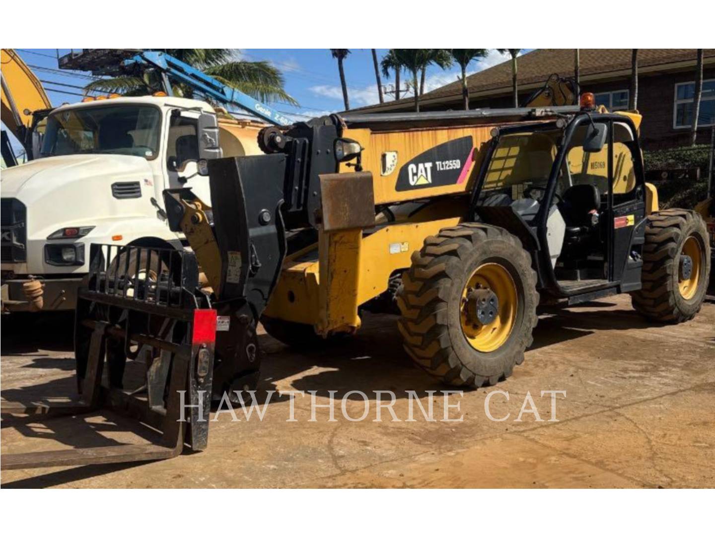 Cat TL1255D, Telehandler, 906 hours, S/N: ML700386, 2015