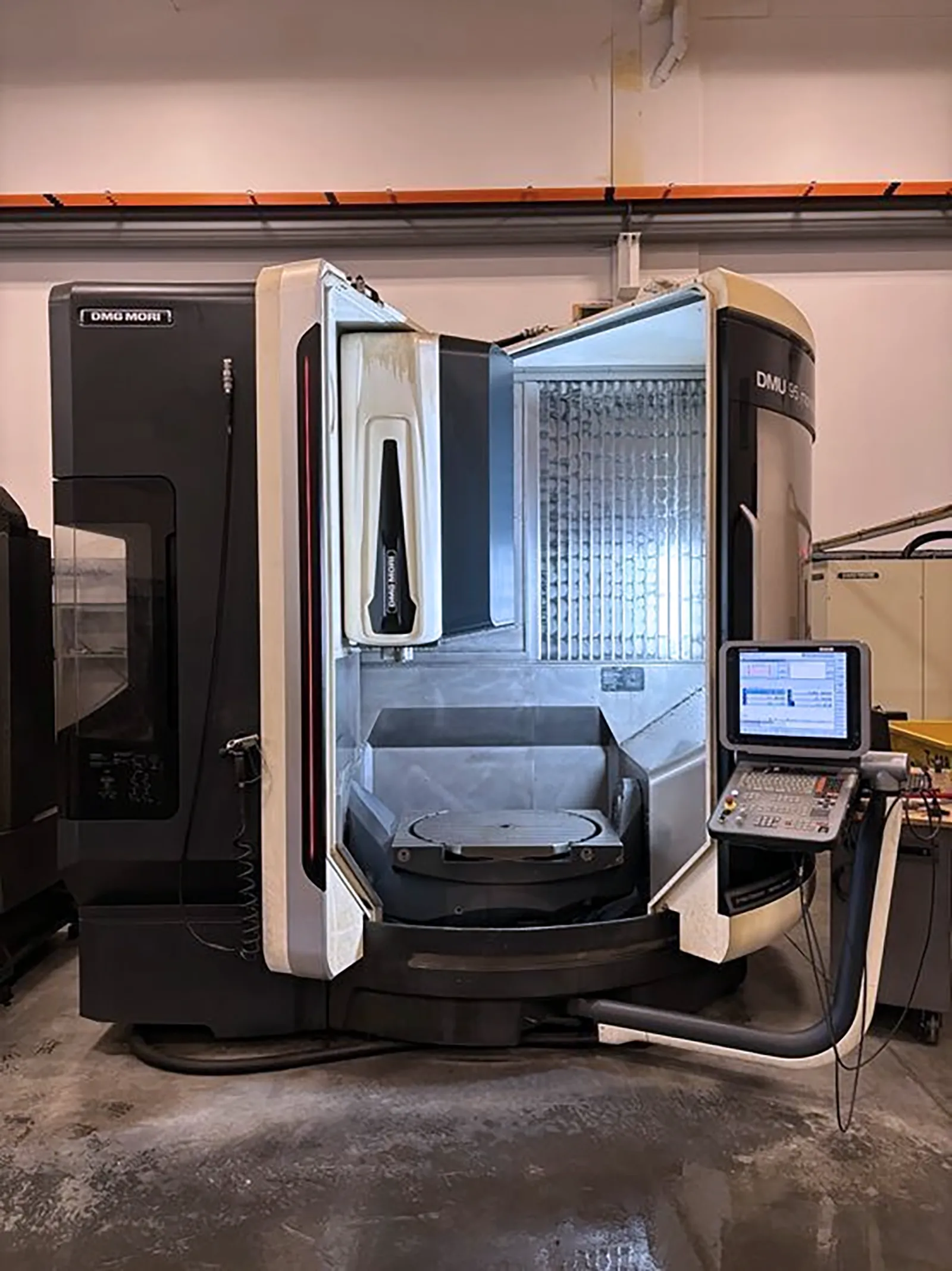DMG Mori Seiki #DMU-95-monoBLOCK, 5-axis CNC vertical machining center, 60 automatic tool changer, 37.4" X