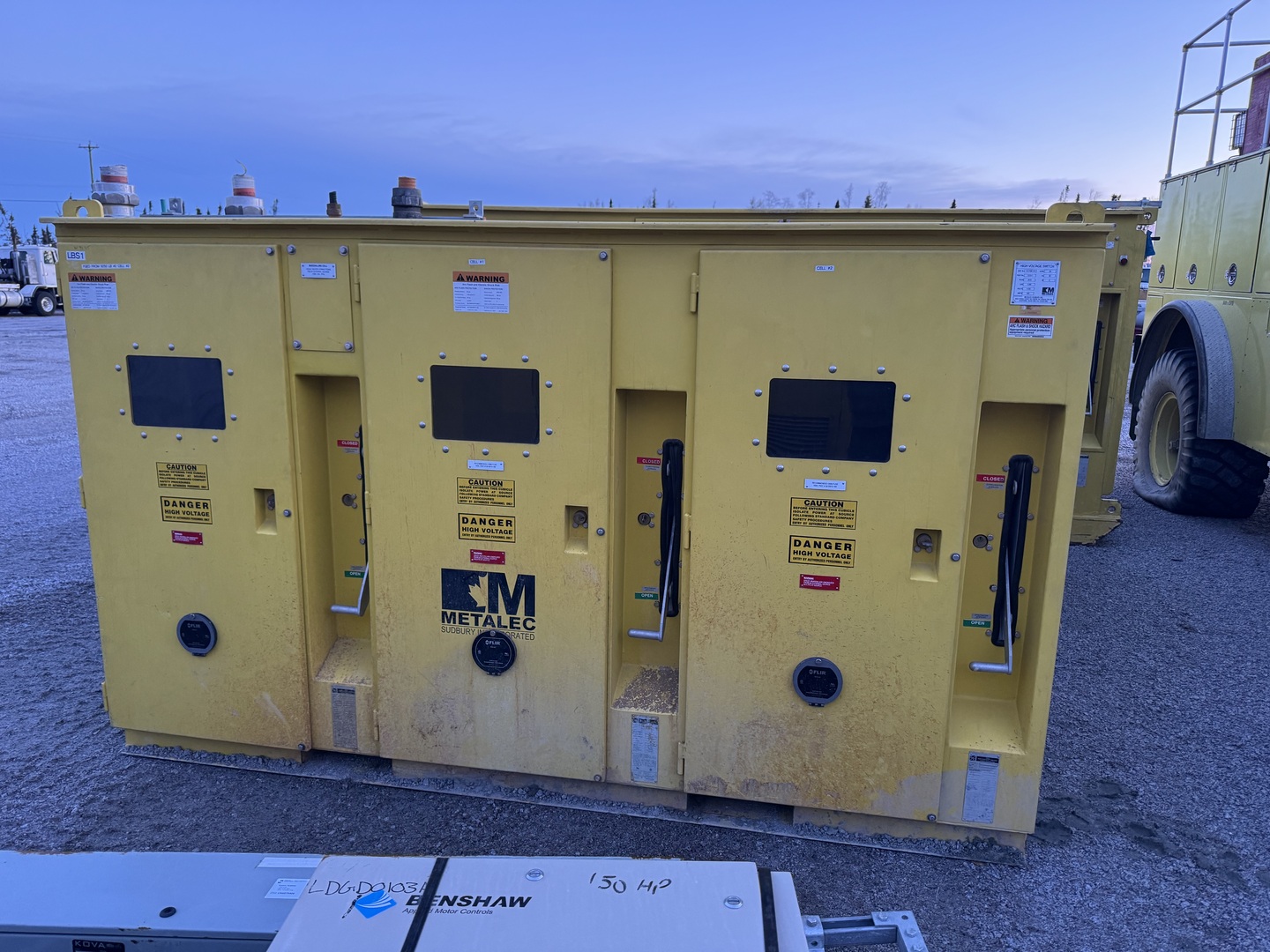 600 Amp. Metalec, 4.16 kV Load Break Switch, triple-unit, 4160 Volts, 3PH, 2012