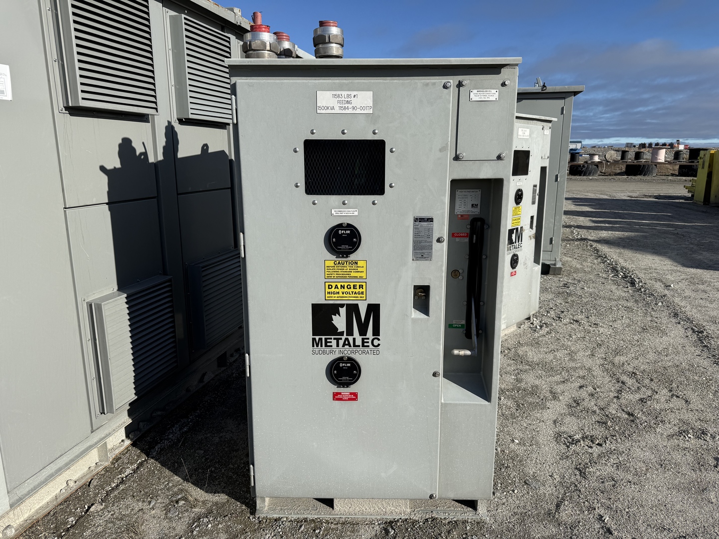 600 Amp. Metalec, Interruptor de carga, una unidad, 13,800 Volts, 3PH, 2018, (2 disponibles)
