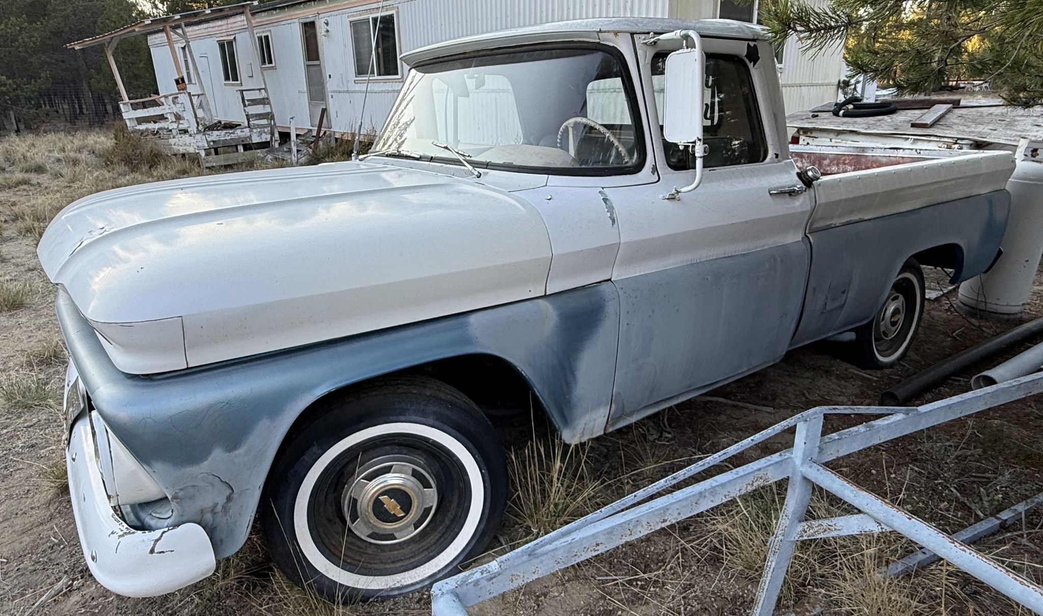 Chevrolet #C10, Fleetside Pickup Truck, short bed, 115" wheelbase, 1/2 ton, column shift, 1963