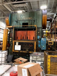 600 Ton, Clearing #SE2-600-84-54, 12" stroke, 38" Shut Height, 6" adj., 15-45 SPM, 84" x54" bed, #2400617