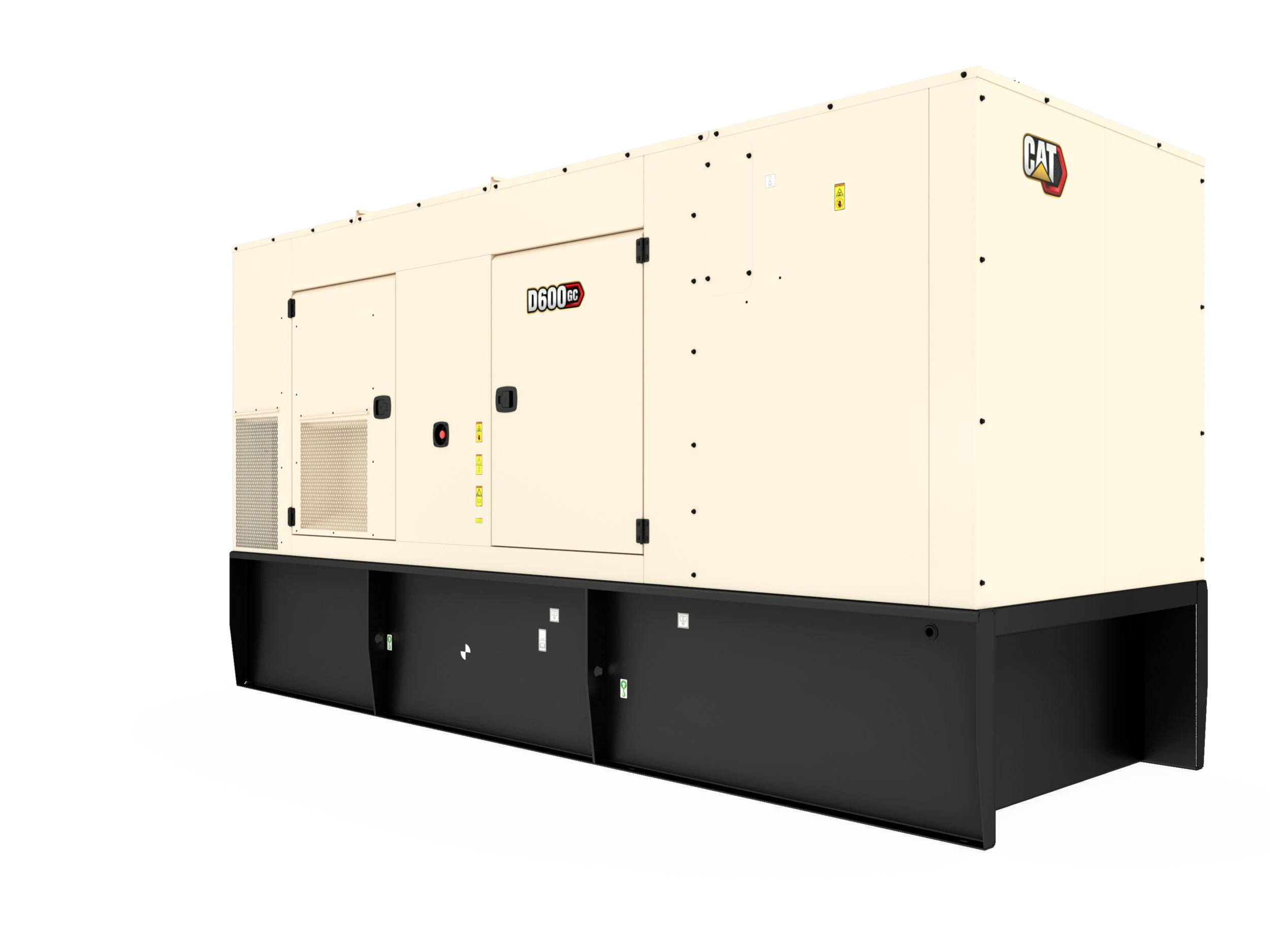 600 KW Caterpillar #D600-GC, diesel generator set, 480/277 Volts, 3-phase, 900 HP, C18 engine, Tier 2, sound