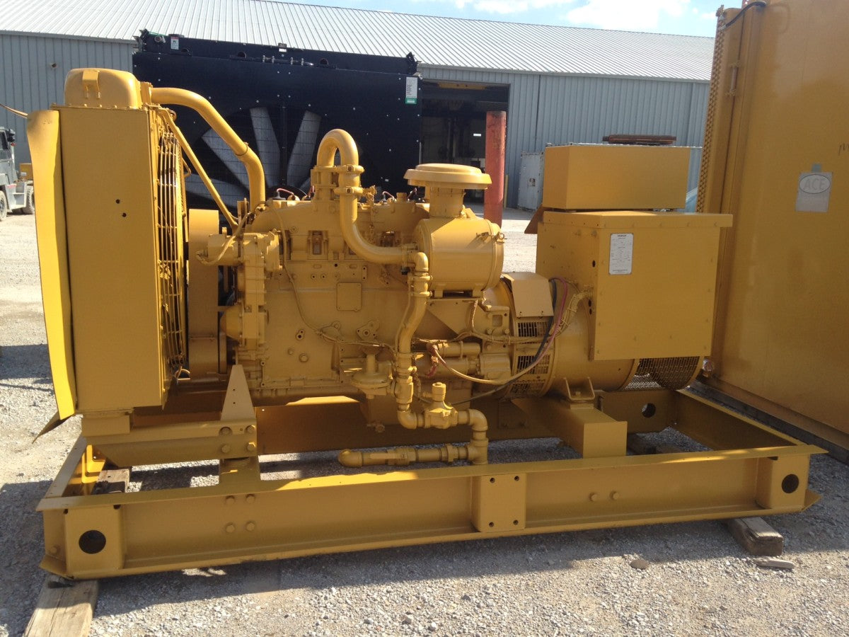 150 KW Caterpillar #G3406NA, Natural gas generator set, 480 Volts, 60 Hz., S/N 4FD02048, rblt.
