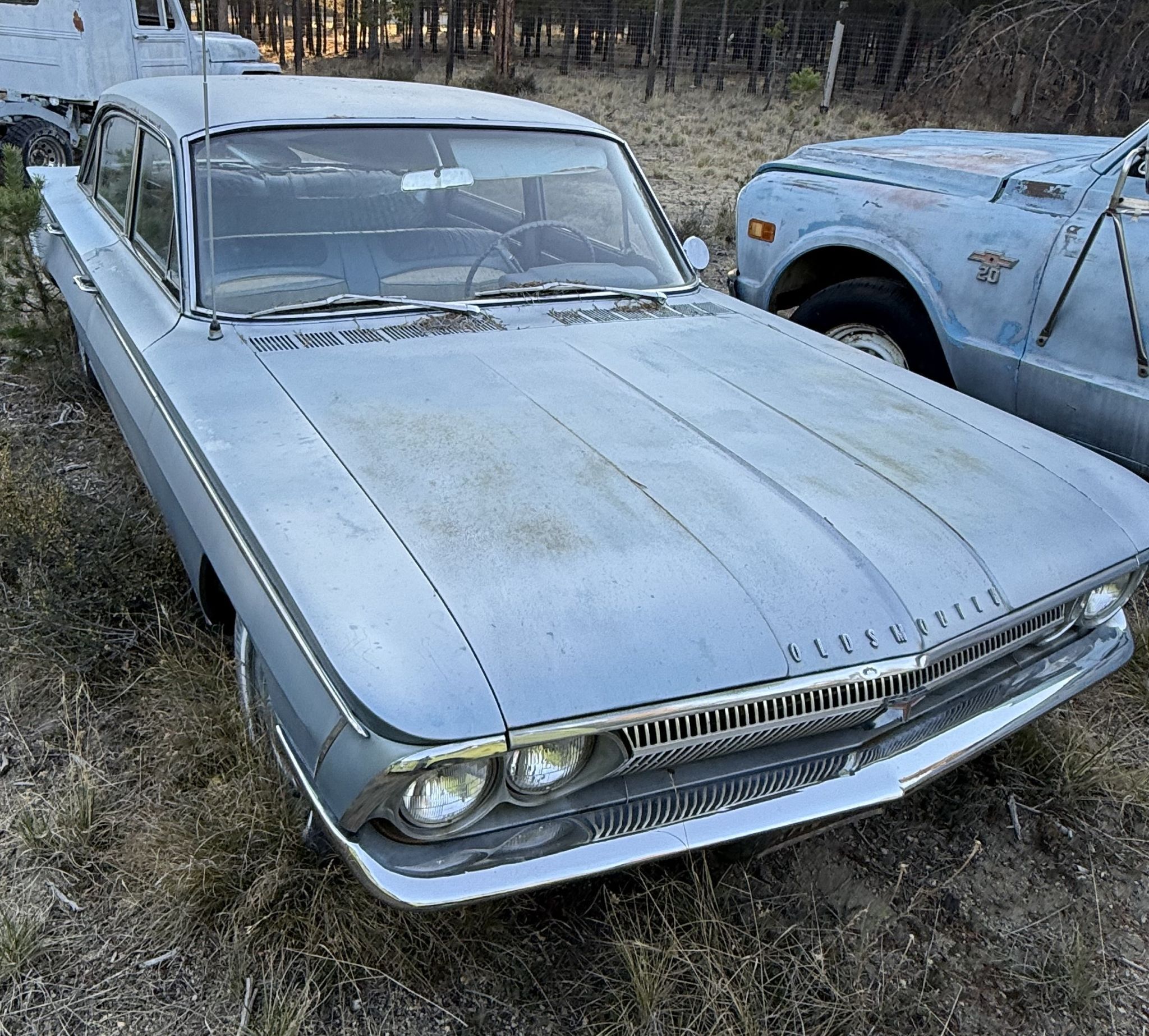 Oldsmobile #F-85, 4-Door Sedan, original blue paint, 72,583 miles, 1962