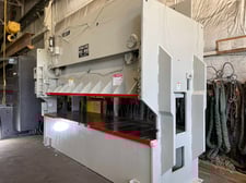 150 Ton, HTC #150-MS, straight side press, 0" -7"stroke, 15 HP, flush floor, electric foot switch