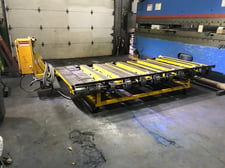 Cincinnati #2CV10, shear conveyor, scrap separator, 1800 ipm, 2 HP, 4 rows of material support