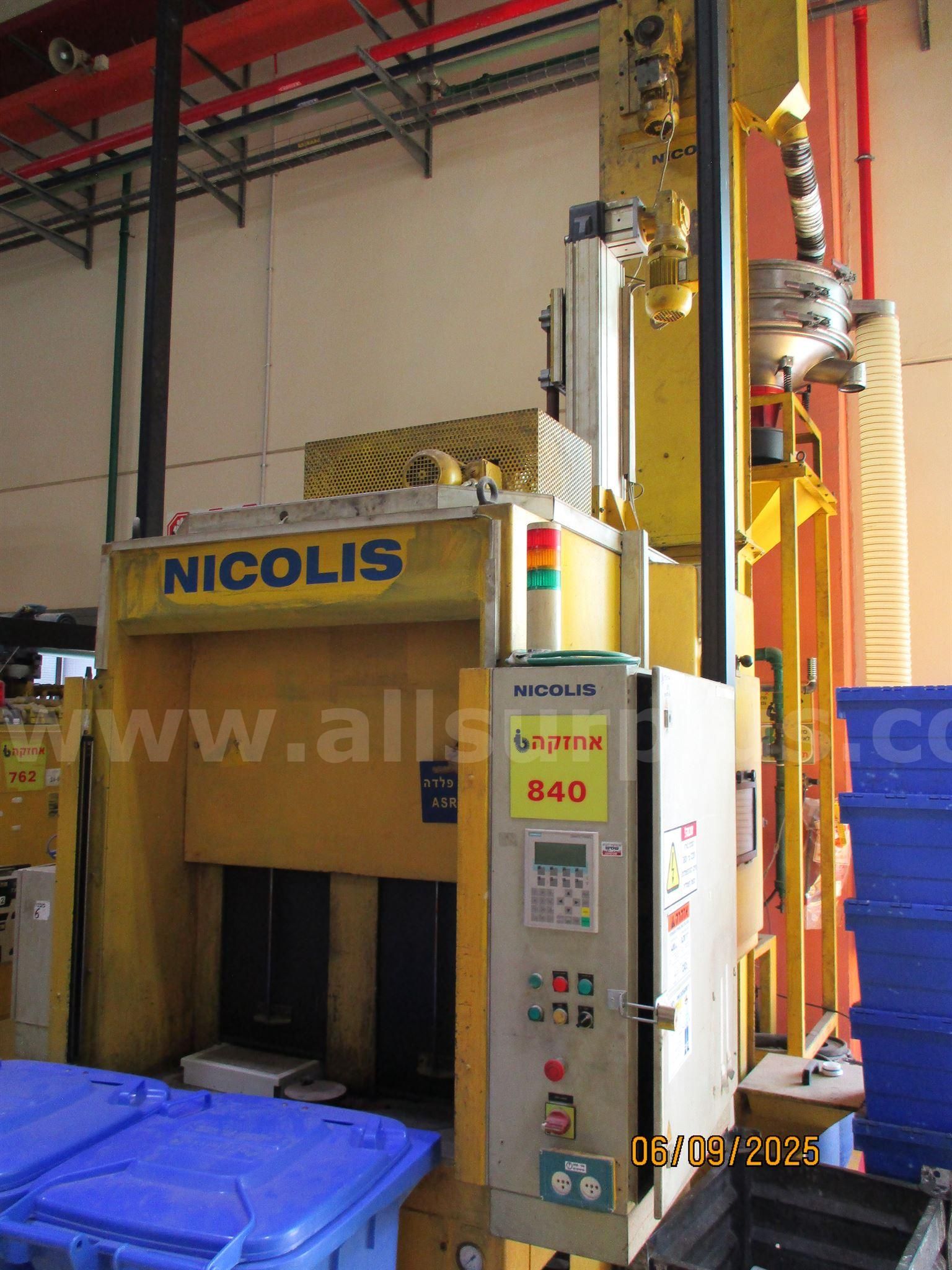 Nicolis, Shot Peening System, media reclaim