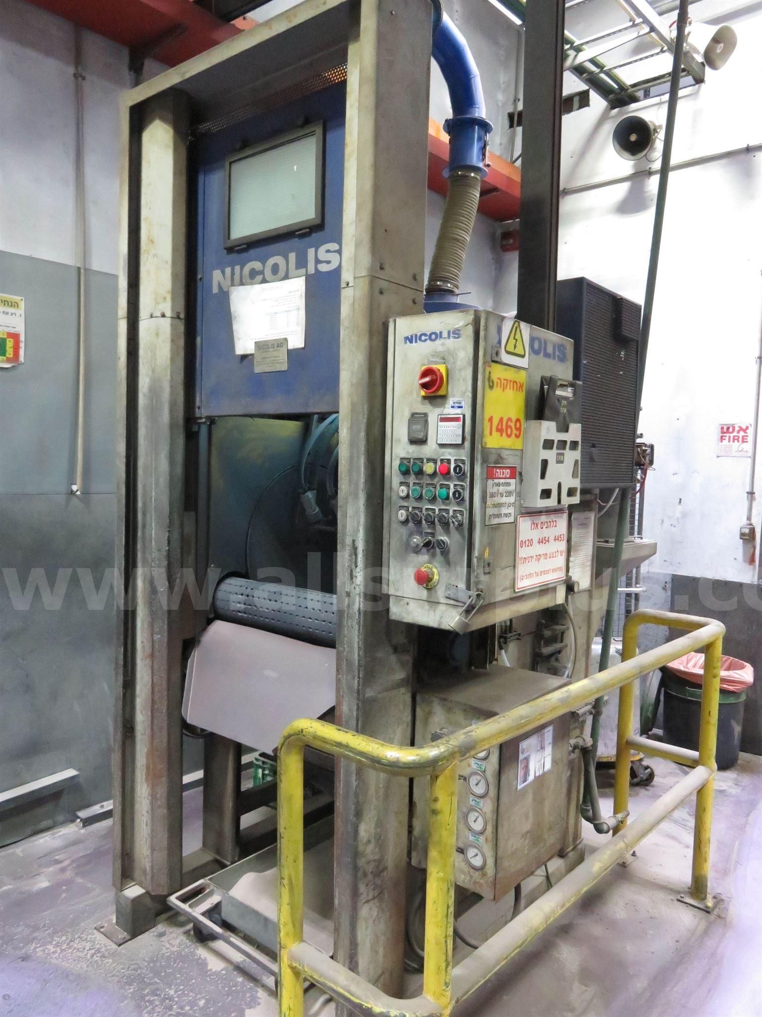 Nicolis #MB-80, Shot Peening Machine, 2000