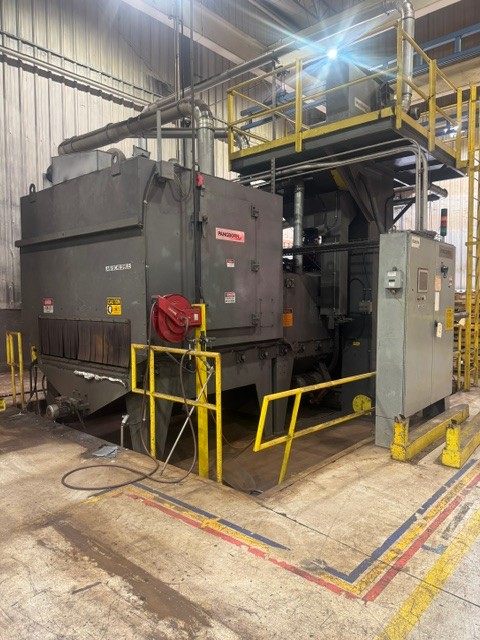 Pangborn industrial shot-blasting machine,