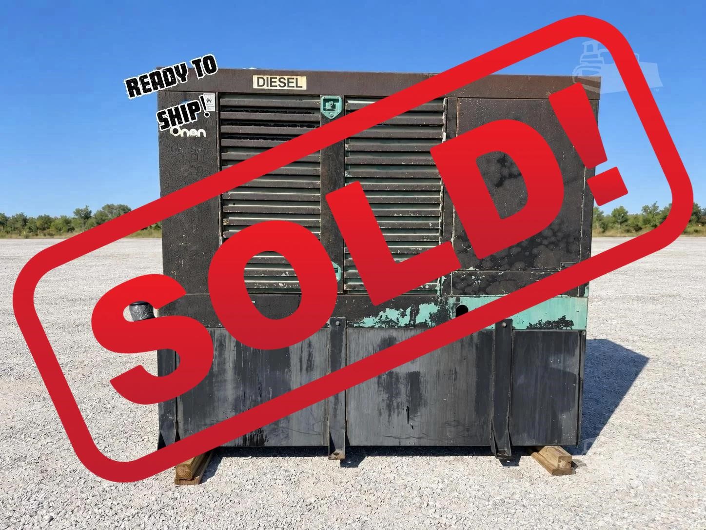 175 KW Cummins #175DGFB, Diesel Generator Set, 480 Volts, 277 HP Cummins 6CTA8.3-G engine, 1800 RPM, 3PH