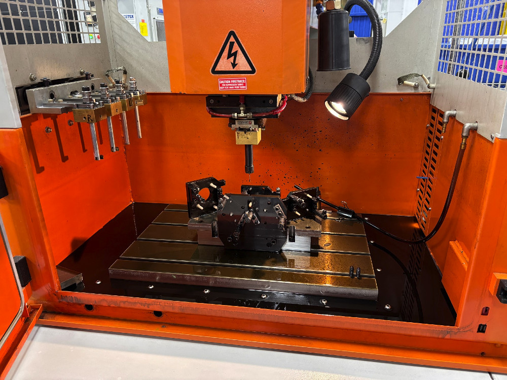 Charmilles #Roboform 23, 13.8" x 9.8" x 9.8" travels, Charmilles Control, 24.8" x 15.7" table, 4 AEC, 2006